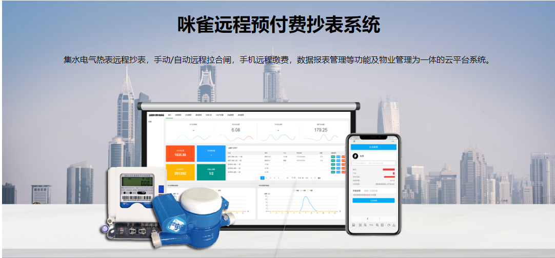 物聯網遠程（chéng）抄表係統，助力水表（biǎo）數據變現（xiàn）